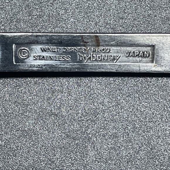 Bonny Walt Disney Prod Mickey Mouse ROUND Spoon 5 5/8" Child Japan Stainless - Picture 3 of 6